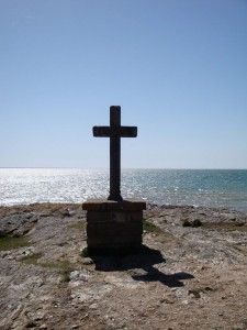 Croix sur Port aux moines, St Gildas de Rhuys