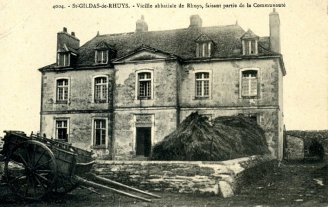 Carte ancienne, maison de l'Abbé, Abbaye de Rhuys
