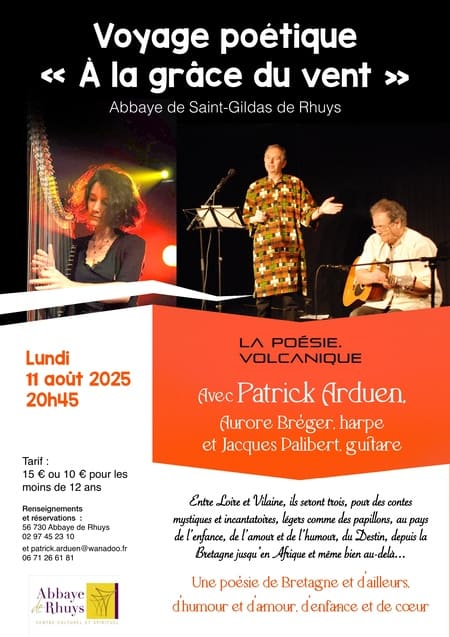 « UN VOYAGE POETIQUE ET MUSICAL A LA GRÂCE DU VENT » par ARDUEN Trio